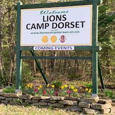 Lions Camp Dorset Sign