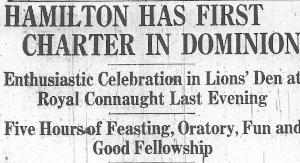 Hamilton Central Lions Hamilton Spectator headline image