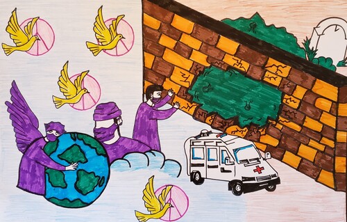 Peace Poster contest first runner up entry
