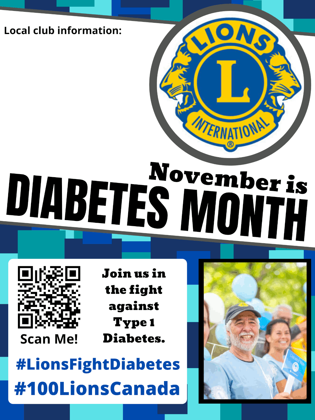 November is Diabetes Month poster